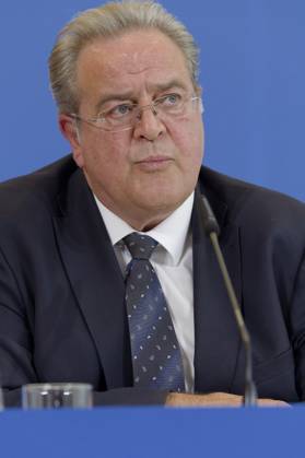 Jahresbericht Bundespolizei 2022 vorgestellt 2023-11-08 - Deutschland, Berlin - Die Bundesministerin des Inneren und für Heimat, und Bundespolizeipräsident Dr. Dieter Romann stellen den Jahresbericht der Bundespolizei 2022 vor.