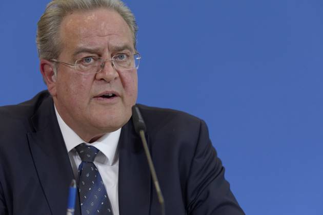 Jahresbericht Bundespolizei 2022 vorgestellt 2023-11-08 - Deutschland, Berlin - Die Bundesministerin des Inneren und für Heimat, und Bundespolizeipräsident Dr. Dieter Romann stellen den Jahresbericht der Bundespolizei 2022 vor.