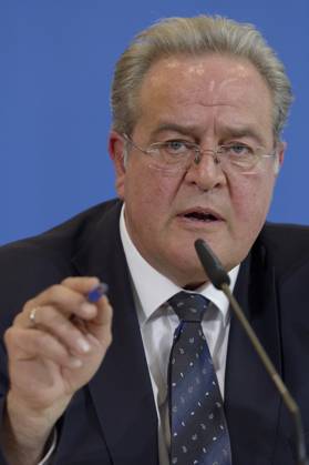 Jahresbericht Bundespolizei 2022 vorgestellt 2023-11-08 - Deutschland, Berlin - Die Bundesministerin des Inneren und für Heimat, und Bundespolizeipräsident Dr. Dieter Romann stellen den Jahresbericht der Bundespolizei 2022 vor.