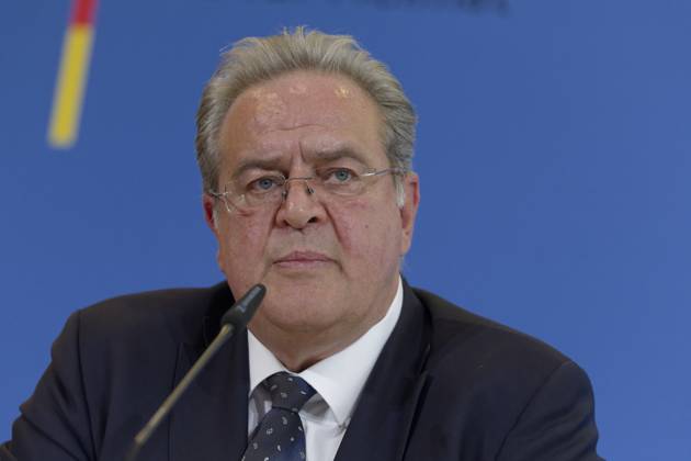 Jahresbericht Bundespolizei 2022 vorgestellt 2023-11-08 - Deutschland, Berlin - Die Bundesministerin des Inneren und für Heimat, und Bundespolizeipräsident Dr. Dieter Romann stellen den Jahresbericht der Bundespolizei 2022 vor.