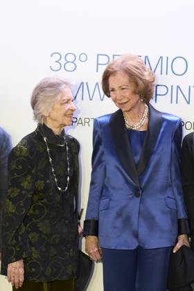 13-11-2023 Madrid Queen Sofia and Princess Irene of Greece and Margarita Saxe-Coburg-Gotha attend the 38th edition of the BMW painting prize concert at the royal theatre in Madrid. No Spain Â  Copyright: xPPEx