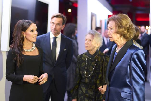 13-11-2023 Madrid Queen Sofia and Princess Irene of Greece attend the 38th edition of the BMW painting prize concert at the royal theatre in Madrid. No Spain Â  Copyright: xPPEx