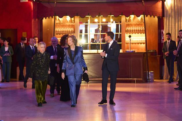 13-11-2023 Madrid Queen Sofia and Princess Irene of Greece and Margarita Saxe-Coburg-Gotha attend the 38th edition of the BMW painting prize concert at the royal theatre in Madrid. No Spain Â  Copyright: xPPEx