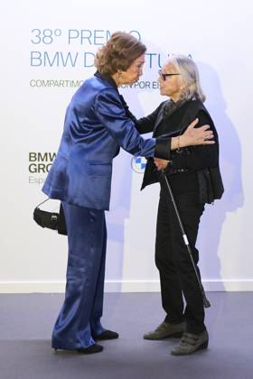 13-11-2023 Madrid Queen Sofia and Margarita Saxe-Coburg-Gotha attend the 38th edition of the BMW painting prize concert at the royal theatre in Madrid. No Spain Â  Copyright: xPPEx