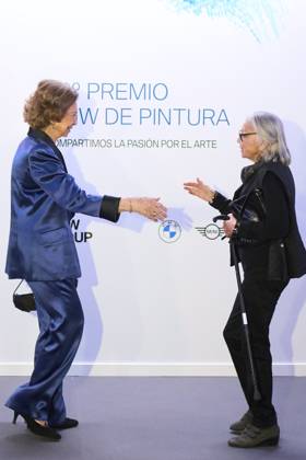 13-11-2023 Madrid Queen Sofia and Margarita Saxe-Coburg-Gotha attend the 38th edition of the BMW painting prize concert at the royal theatre in Madrid. No Spain Â  Copyright: xPPEx