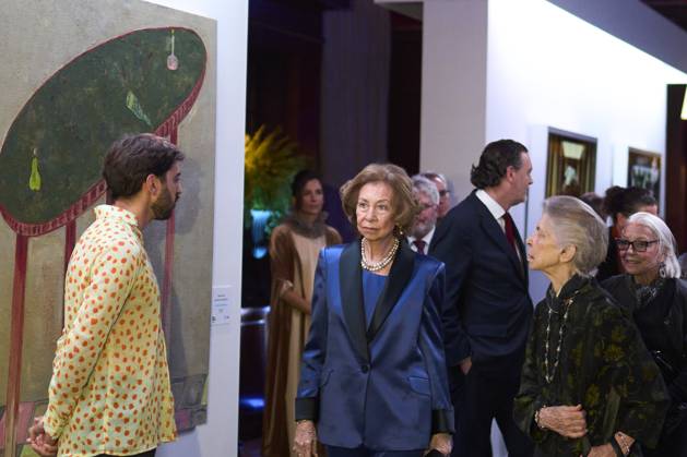 13-11-2023 Madrid Queen Sofia and Princess Irene of Greece and Margarita Saxe-Coburg-Gotha attend the 38th edition of the BMW painting prize concert at the royal theatre in Madrid. No Spain Â  Copyright: xPPEx