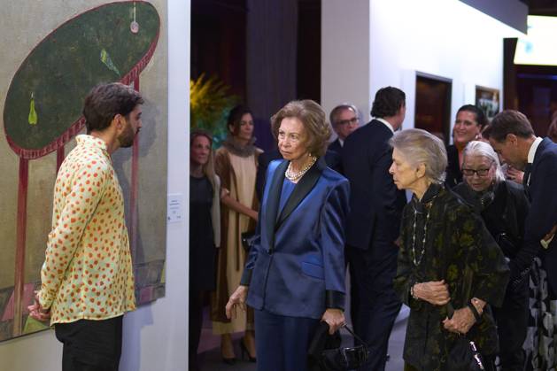 13-11-2023 Madrid Queen Sofia and Princess Irene of Greece and Margarita Saxe-Coburg-Gotha attend the 38th edition of the BMW painting prize concert at the royal theatre in Madrid. No Spain Â  Copyright: xPPEx