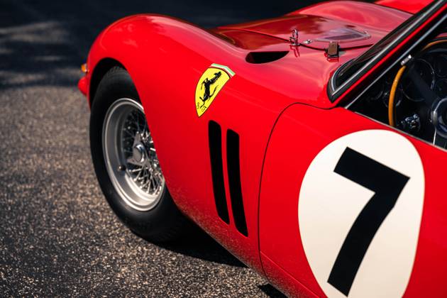 Ferrari sells for record Â£42million at auction...and it s had one careful owner for last 38 years Story from Jam Press (007 Blazer) Pictured: The 1962 Ferrari 330 LM 250 GTO by Scaglietti. Ferrari sells for record Â£42million at auction...and it s had one careful owner for last 38 years A Ferrari has sold for a record Â£42million at auction and it s had one careful owner for the last 38 years. It is the highest amount one has ever gone for under the hammer. It is also the second highest price ever paid for any car at an auction. The vintage car - one of just 34 ever made - was bought for Â£42,135,000 ($51,700,000) by a mystery buyer. The red, 174mph 1962 Ferrari 330 LM 250 GTO was raced by the Scuderia Ferrari - the motorsport arm  Copyright: xJamxPress JeremyxCliff CourtesyxofxRMxSotheby s
