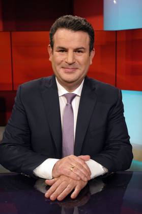 Hubertus Heil in der ARD-Talkshow hart aber fair im Studio Adlershof. Berlin, 13.11.2023