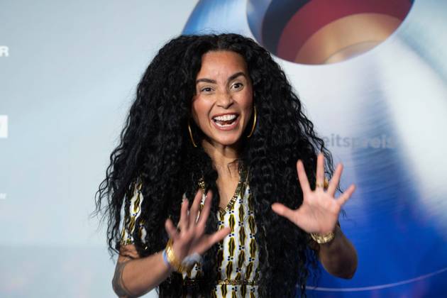 Domitila BARROS, Miss Germany 2022, Roter Teppich, Red Carpet Show, Ankunft, arrival, Verleihung Deutscher Nachhaltigkeitspreis in Duesseldorf am 24.11.2023.