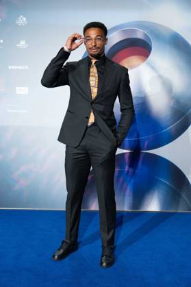 Leo NEUGEBAUER, Zehnkaempfer, Roter Teppich, Red Carpet Show, Ankunft, arrival, Verleihung Deutscher Nachhaltigkeitspreis in Duesseldorf am 24.11.2023.