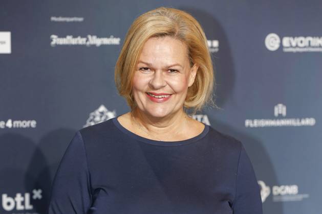 Nancy Faeser bei der Verleihung des 16. Deutschen Nachhaltigkeitspreises 2023 im Maritim Hotel. Düsseldorf, 24.11.2023