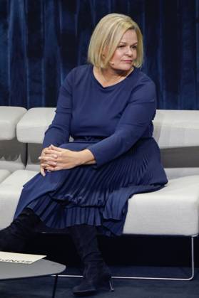 Nancy Faeser bei der Verleihung des 16. Deutschen Nachhaltigkeitspreises 2023 im Maritim Hotel. Düsseldorf, 24.11.2023
