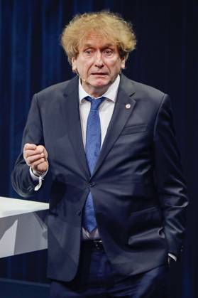 Michael Braungart bei der Verleihung des 16. Deutschen Nachhaltigkeitspreises 2023 im Maritim Hotel. Düsseldorf, 24.11.2023