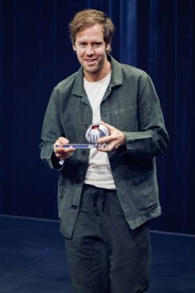 Sebastian Vettel bei der Verleihung des 16. Deutschen Nachhaltigkeitspreises 2023 im Maritim Hotel. Düsseldorf, 24.11.2023