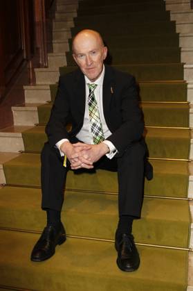 Peter Nottmeier bei der Verleihung des 18. Deutschen Theaterpreises Der Faust 2023 im Thalia Theater. Hamburg, 25.11.2023