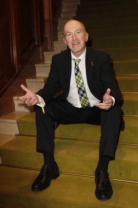 Peter Nottmeier bei der Verleihung des 18. Deutschen Theaterpreises Der Faust 2023 im Thalia Theater. Hamburg, 25.11.2023