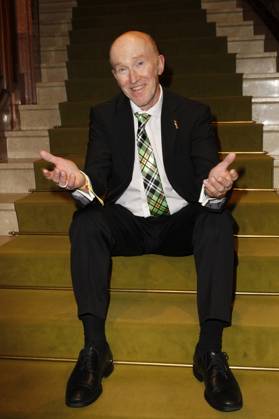 Peter Nottmeier bei der Verleihung des 18. Deutschen Theaterpreises Der Faust 2023 im Thalia Theater. Hamburg, 25.11.2023