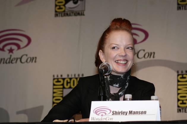 Shirley Manson takes part in a Q&A session at the WonderCon comics convention in San Francisco 28815, SAN FRANCISCO, CALIFORNIA - Sunday March 1 2009. Chuck stars Zachary Levi, Adam Baldwin and Yvonne Strahovski, singer Shirley Manson and Summer Glau of The Sarah Connor Chronicles take part in a Q&A at the WonderCon comics convention. WonderCon is an annual comic book, science fiction and motion picture convention, which has been held in the San Francisco Bay Area since 1987. Photograph: David Tonnessen UK OFFICE: +44 131 557 7760 7761 7762 US OFFICE: 1 310 261 9676, Credit:David Tonnessen, PacificCoastNews.com Avalon US  Copyright: xDavidxTonnessen,xPacificCoastNews.comx xAvalonx 0523775414