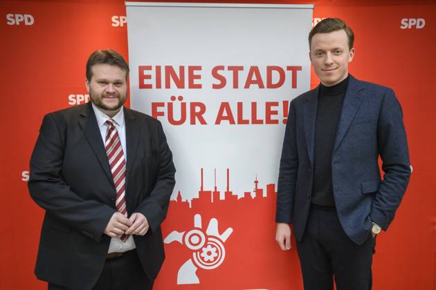 27.11.23,Hannover Regierungskrise SPD trennt sich vom Grünen OB Belit Onay Beendigung der Koalition mit den Grünen Im : Adis Ahmetovic MdB, SPD und Hannovers SPD Fraktionschef Lars Kellich : Region Hannover Niedersachsen GERMANY