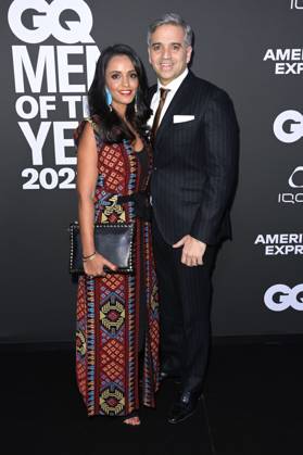 Sawsan Chebli mit Ehemann Nizar Maarouf bei der 25. Verleihung der GQ Men of the Year Awards 2023 im The Tunnel. Berlin, 30.11.2023