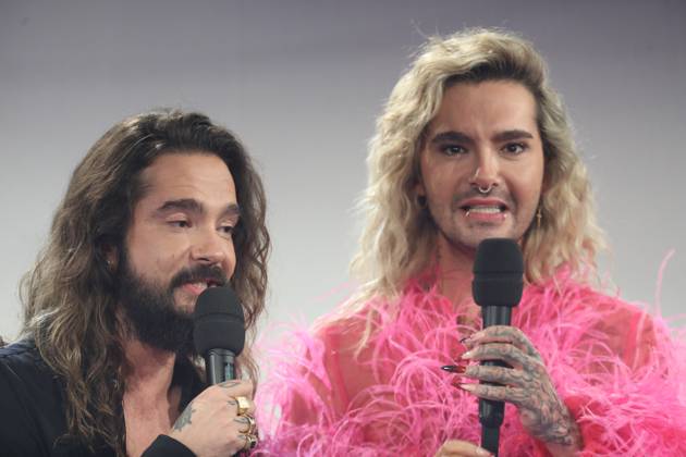 Bielefeld, NRW, Deutschland, 30.11.2023: Preisverleihung der Einslive Krone im Bielefelder Lokschuppen: Tom und Bill Kaulitz Copyright: xdtsxNachrichtenagenturx dts_27504