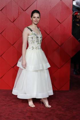 . 04 12 2023. London, United Kingdom. Felicity Jones arriving at The Fashion Awards in London. xStephenxLockx xi-Imagesx IIM-24857-0062