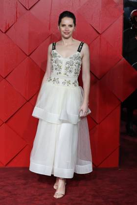 . 04 12 2023. London, United Kingdom. Felicity Jones arriving at The Fashion Awards in London. xStephenxLockx xi-Imagesx IIM-24857-0064