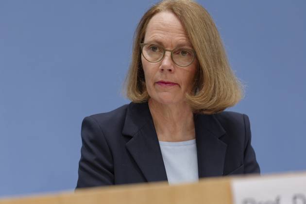 PISA 2022 vorgestellt 2023-12-05 - Deutschland, Berlin - Bundespressekonferenz zur Veröffentlichung des PISA 2022-Berichts. Im Bild Prof. Dr. Doris Lewalter, Nationale PISA-Projektleiterin.