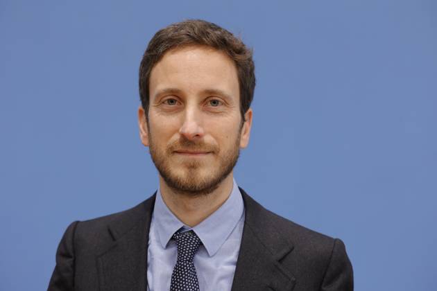 Francesco Avvisati, OECD, Ko-Autor der PISA-Studie, Deutschland, Berlin, Bundespressekonferenz, Thema: Veröffentlichung des PISA 2022-Berichts (Programme for International Student Assessment)