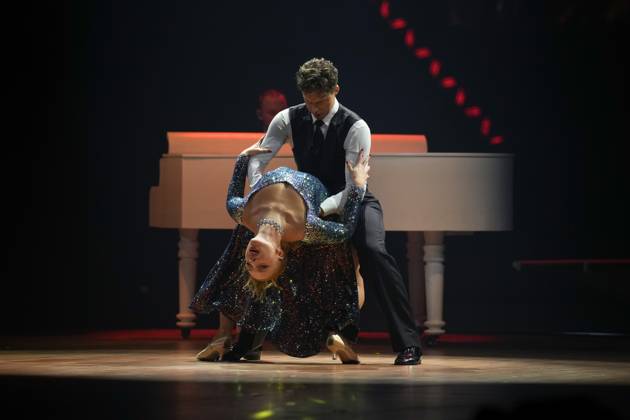 LET S DANCE - Die Live-Tournee 2023 04.12.2023 Tanzpaar Anna Ermakova & Valentin Lusin bei Let s Dance - Die Live-Tournee 2023 in der ausverkauften SAP Arena Mannheim. Mannheim SAP Arena Baden-Württemberg