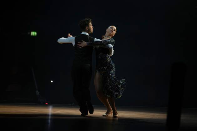 LET S DANCE - Die Live-Tournee 2023 04.12.2023 Tanzpaar Anna Ermakova & Valentin Lusin bei Let s Dance - Die Live-Tournee 2023 in der ausverkauften SAP Arena Mannheim. Mannheim SAP Arena Baden-Württemberg