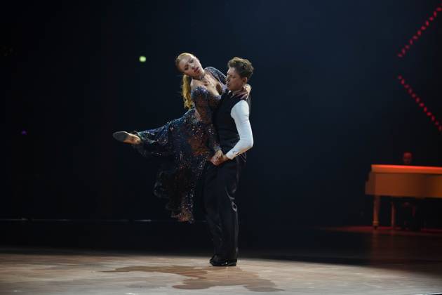 LET S DANCE - Die Live-Tournee 2023 04.12.2023 Tanzpaar Anna Ermakova & Valentin Lusin bei Let s Dance - Die Live-Tournee 2023 in der ausverkauften SAP Arena Mannheim. Mannheim SAP Arena Baden-Württemberg