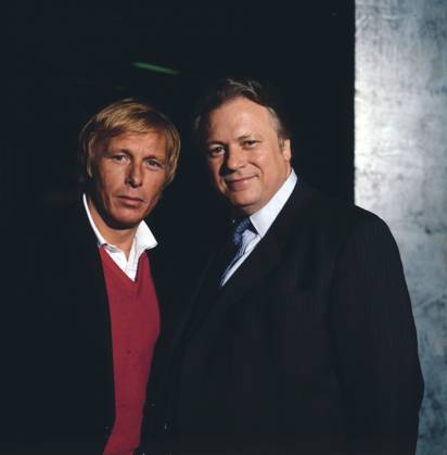 EIN FALL FÜR ZWEI Ein Fall für Zwei, ZDF Krimi-Serie, Deutschland, 1984, Folge: Zuckerbrot und Peitsche, Szene: Claus Theo Gärtner, Günter Strack. Ein Fall für Zwei, TV crime series, Germany, 1984, episode: Zuckerbrot und Peitsche, scene: Claus Theo Gärtner, Günter Strack, Deutschland Copyright: kpa kpa_55044736 EDITORIAL USE ONLY