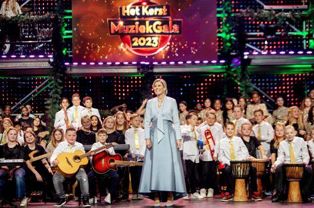 Bilder des Jahres 2023, Entertainment 12 Dezember Entertainment Themen der Woche KW50 Entertainment Bilder des Tages 14-12-2023 Bussum Queen Maxima at the recordings for the Christmas Music Gala 2023 of the More Music in the Classroom foundation, recorded and broadcast by AVROTROS. Â  Copyright: xPPEx