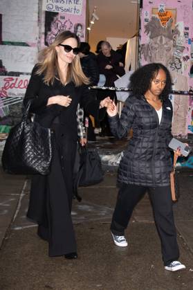 Angelina Jolie and her children visit her store Atelier Jolie in New York City Featuring: Angelina Jolie, Zahara Jolie-Pitt Where: New York, New York, United States When: 27 Dec 2023 Credit: Janet Mayer startraksphoto.com EDITORIAL USE ONLY. NOT FOR USE BY NEWSPAPERS BASED IN THE UK. Copyright: xx 53326608