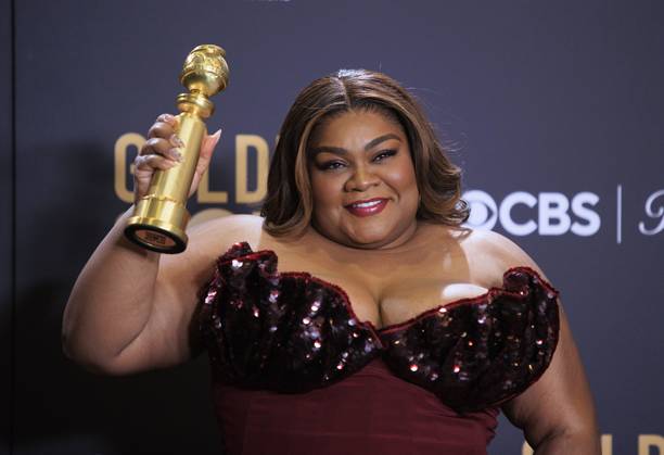 January 7, 2024, Beverly Hills, California, USA: Da Vine Joy Randolph in the press room of the 81st Annual Golden Globe Awards on Sunday January 7, 2024 at the The Beverly Hilton Hotel in Beverly Hills, California. ARIANA RUIZ PI Beverly Hills USA - ZUMAp124 20240107_zaa_p124_003 Copyright: xArianaxRuizx