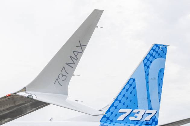 FAA Grounds 737 MAX 9 Fleet For Inspections After Alaska Airlines Incident File photo - The Boeing 737 MAX is the fourth generation of the Boeing 737, a narrow-body airliner manufactured by Boeing Commercial Airplanes a division of American company Boeing. It succeeds the Boeing 737 Next Generation and competes with the Airbus A320neo family. The new series was announced on August 30, 2011. Le Bourget, France, June 18, 2023. - The US Federal Aviation Administration (FAA) issued a directive on Saturday to temporarily ground 171 Boeing 737 MAX 9 aircraft for safety checks, following a mid-air cabin panel blowout forcing an Alaska Airlines aircraft to make an emergency landing. Photo by Thomas Arnoux ABACAPRESS.COM Le Bourget France  Copyright: xArnouxxThomas ABACAx