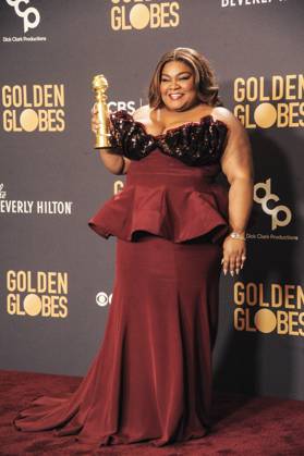RECORD DATE NOT STATED Da Vine Joy Randolph in the press room, 81st Annual Golden Globe Awards - Press Room, Beverly Hilton Hotel, Beverly Hills, CA, United States, January 7, 2024. (Photo by: Elizabeth Goodenough Everett Collection) PUBLICATIONXNOTxINxCANxCHNxFRAxITAxJPNxNORxPOLxRUSxESPxUKxUSA