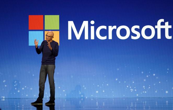 CES 2024 Day 1 LAS VEGAS, USA, JAN 9: Satya Nadella, Microsoft Chairman and CEO of Microsoft, during the Walmart Keynote as part of the CES 2024 program at the Venetian Convention Center in Las Vegas, Nevada, USA, on January 9, 2024. CES 2024 demonstrates its role as the venue setting the agenda for the year ahead in technology, business, and entertainment. It powered a surge in global awareness as companies debuted innovative technologies. CES, the world s most powerful tech platform, welcomed more than 4,000 exhibiting companies from across the globe to share their innovations and partnerships in artificial intelligence, sustainability, and other fields addressing significant global challenges. Up to 130,000 attendees and media will wit Copyright: xSeokyongxLee PentaxPressx