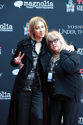 January 9, 2024, Los Angeles, California, Usa: LOS ANGELES, CA - JAN 9, 2024: Yoshiki, Colleen Camp at a special ceremony to unveil Yoshikiâ€⠢s newly-inground handprints and footprints held at the TCL Chinese Theatre IMAX. Los Angeles Usa - ZUMAg107 20240109_zep_g107_048 Copyright: xNinaxPrommerx