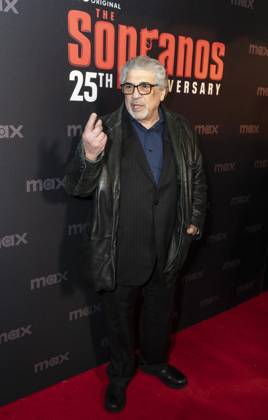 January 10, 2024, New York, New York, United States: Vincent Pastore attends HBO s The Sopranos 25th anniversary celebration The Family Dinner at Da Nico Ristorante in New York on January 10, 2024 New York United States - ZUMAr339 20240110_znp_r339_006 Copyright: xLevxRadinx