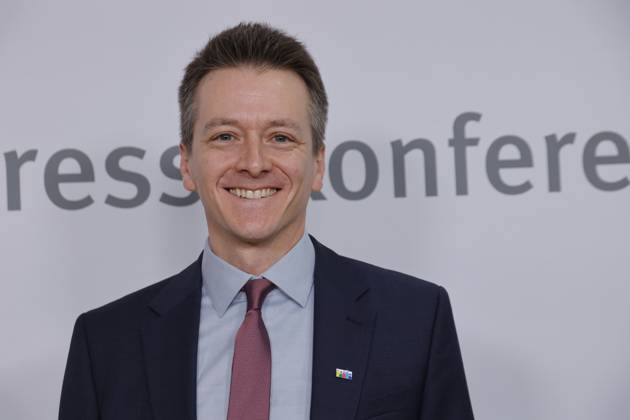 Florian Burg, Pressesprecher, Deutschland, Berlin, Pressekonferenz: Statistisches Bundesamt, Bruttoinlandsprodukt 2023 für Deutschland