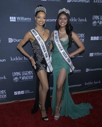 Bilder des Jahres 2024, Entertainment 01 Januar Entertainment Themen der Woche KW03 Entertainment Bilder des Tages 19 January 2024 - Beverly Hills, California - Tianna Clark and Taliya Peiris. 21st Living Legends of Aviation 2024 at The Beverly Hilton. Photo Credit: Billy Bennight AdMedia 300787 2024-01-19 California Beverly Hills Etats-Unis  Copyright: xAdMediax STAR_300787_040
