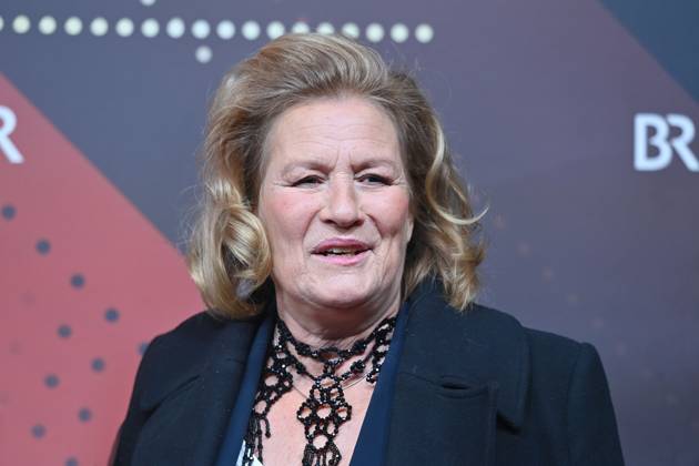 Suzanne von Borsody (Schauspielerin), Einzelbild,angeschnittenes Einzelmotiv,Portraet,Portrait,Porträt. Roter Teppich,Red Carpet,Bayerischer Filmpreis 2023 am 19.09.2024 im Prinzregententheater in Muenchen.