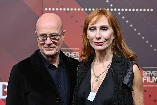 Andrea Sawatzki (Schauspielerin), Christian Berkel (Schauspieler), Roter Teppich,Red Carpet,Bayerischer Filmpreis 2023 am 19.09.2024 im Prinzregententheater in Muenchen.
