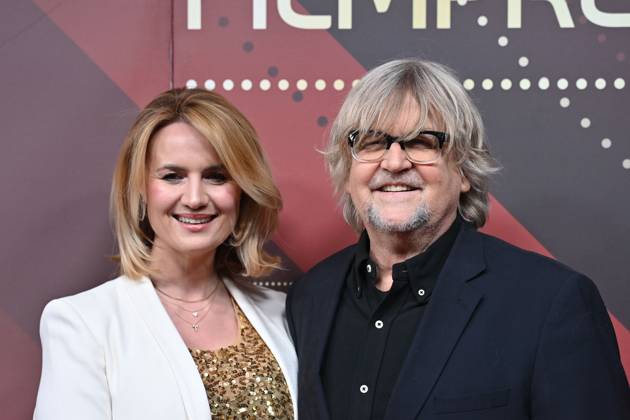 Martina Nicia und Martin Krug. Roter Teppich,Red Carpet,Bayerischer Filmpreis 2023 am 19.09.2024 im Prinzregententheater in Muenchen.