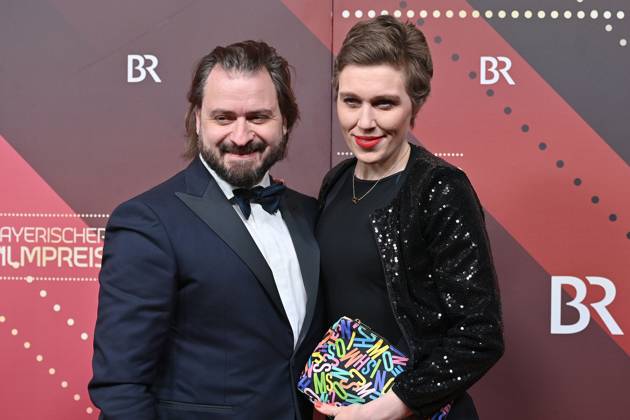 Daniel Christensen, Isabel Berghout, Roter Teppich,Red Carpet,Bayerischer Filmpreis 2023 am 19.09.2024 im Prinzregententheater in Muenchen.