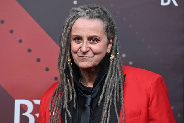 Carmen Pilatus, Einzelbild,angeschnittenes Einzelmotiv,Portraet,Portrait,Porträt. Roter Teppich,Red Carpet,Bayerischer Filmpreis 2023 am 19.09.2024 im Prinzregententheater in Muenchen.