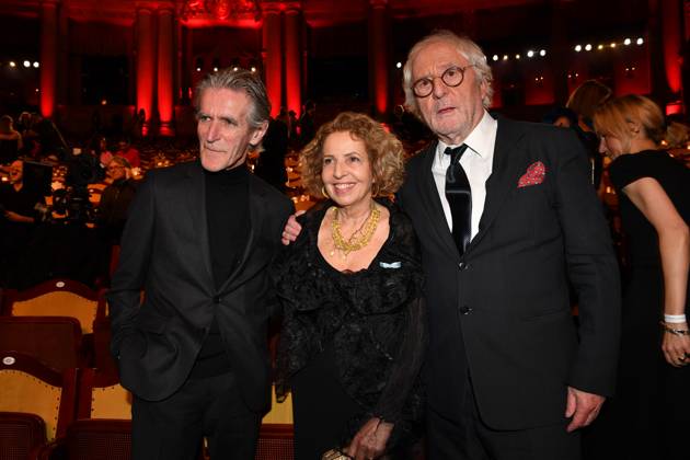 Bernd Schadewald, Michaela May und Günther Maria Halmer Verleihung des Bayerischen Filmpreis Party Preisträger Prinzregenten Theater München 19. Januar 2024